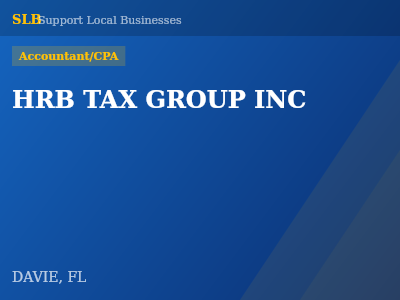 HRB TAX GROUP INC — Accountant/CPA in DAVIE, FL