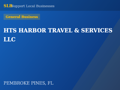 HTS HARBOR TRAVEL & SERVICES LLC — General Business in PEMBROKE PINES, FL