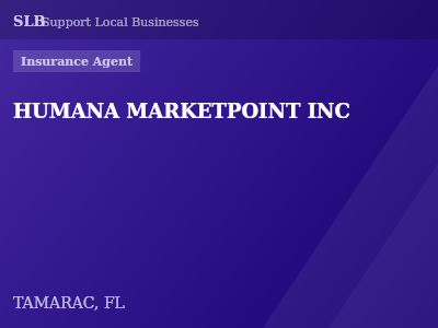 HUMANA MARKETPOINT INC — Insurance Agent in TAMARAC, FL