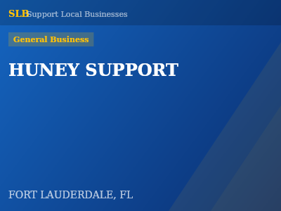 HUNEY SUPPORT — General Business in FORT LAUDERDALE, FL
