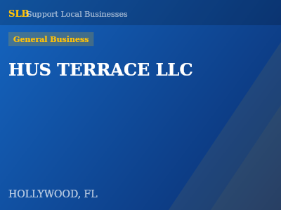 HUS TERRACE LLC — General Business in HOLLYWOOD, FL