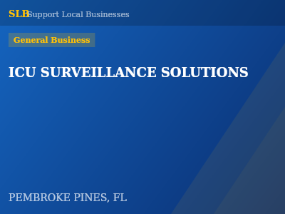 ICU SURVEILLANCE SOLUTIONS — General Business in PEMBROKE PINES, FL