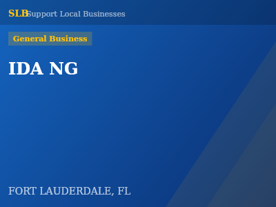 IDA NG — General Business in FORT LAUDERDALE, FL