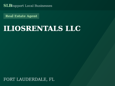 ILIOSRENTALS LLC — Real Estate Agent in FORT LAUDERDALE, FL