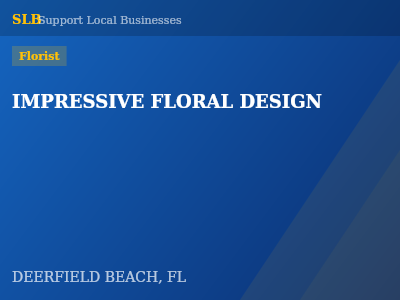 IMPRESSIVE FLORAL DESIGN — Florist in DEERFIELD BEACH, FL
