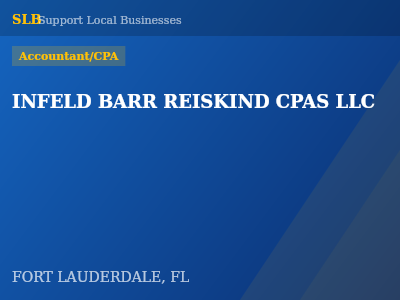 INFELD BARR REISKIND CPAS LLC — Accountant/CPA in FORT LAUDERDALE, FL