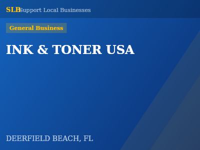 INK & TONER USA — General Business in DEERFIELD BEACH, FL