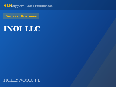 INOI LLC — General Business in HOLLYWOOD, FL