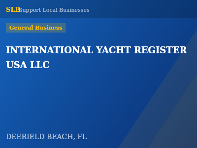 INTERNATIONAL YACHT REGISTER USA LLC — General Business in DEERIELD BEACH, FL