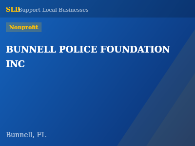 BUNNELL POLICE FOUNDATION INC — Nonprofit in Bunnell, FL