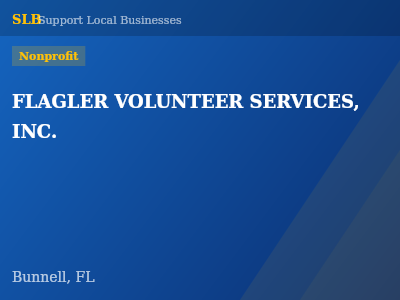 FLAGLER VOLUNTEER SERVICES, INC. — Nonprofit in Bunnell, FL