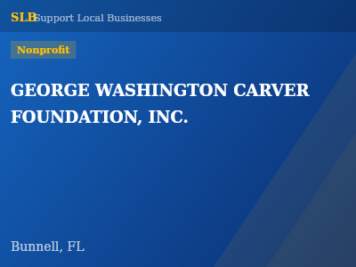 GEORGE WASHINGTON CARVER FOUNDATION, INC. — Nonprofit in Bunnell, FL