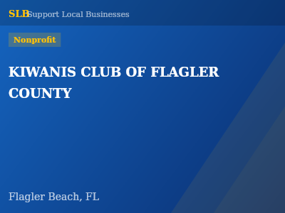 KIWANIS CLUB OF FLAGLER COUNTY — Nonprofit in Flagler Beach, FL