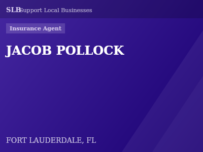 JACOB POLLOCK — Insurance Agent in FORT LAUDERDALE, FL