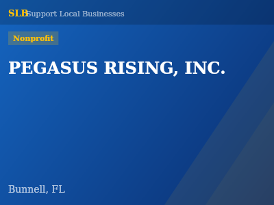 PEGASUS RISING, INC. — Nonprofit in Bunnell, FL