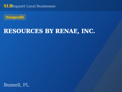 RESOURCES BY RENAE, INC. — Nonprofit in Bunnell, FL