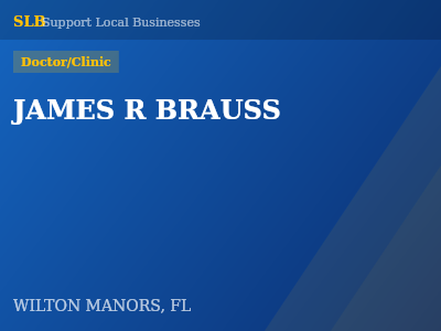 JAMES R BRAUSS — Doctor/Clinic in WILTON MANORS, FL