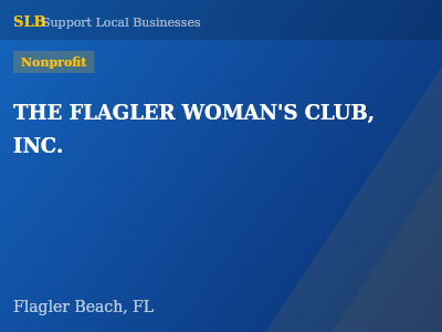 THE FLAGLER WOMAN'S CLUB, INC. — Nonprofit in Flagler Beach, FL