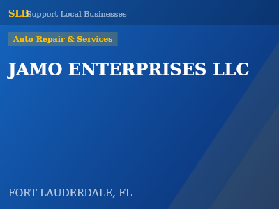 JAMO ENTERPRISES LLC — Auto Repair & Services in FORT LAUDERDALE, FL