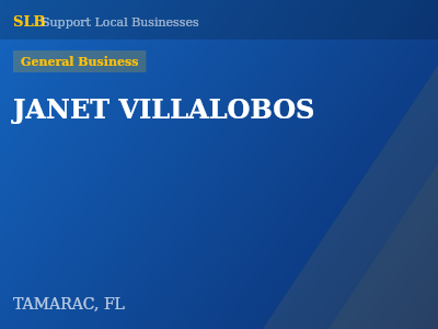 JANET VILLALOBOS — General Business in TAMARAC, FL
