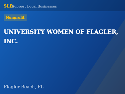 UNIVERSITY WOMEN OF FLAGLER, INC. — Nonprofit in Flagler Beach, FL