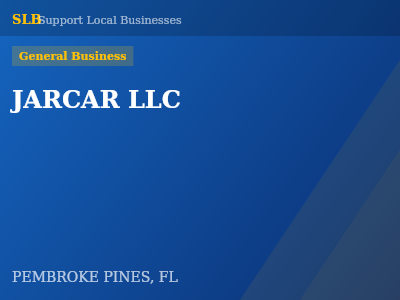 JARCAR LLC — General Business in PEMBROKE PINES, FL