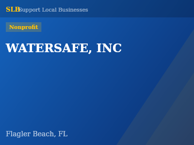 WATERSAFE, INC — Nonprofit in Flagler Beach, FL