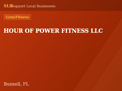 HOUR OF POWER FITNESS LLC — Gym/Fitness in Bunnell, FL