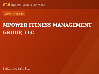 MPOWER FITNESS MANAGEMENT GROUP, LLC — Gym/Fitness in Palm Coast, FL