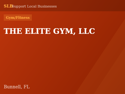 THE ELITE GYM, LLC — Gym/Fitness in Bunnell, FL