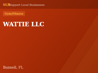 WATTIE LLC — Gym/Fitness in Bunnell, FL