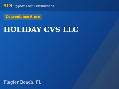 HOLIDAY CVS LLC — Convenience Store in Flagler Beach, FL