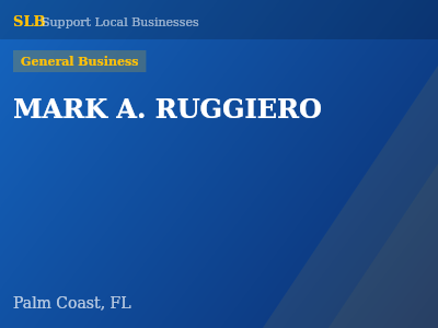 MARK A. RUGGIERO — General Business in Palm Coast, FL
