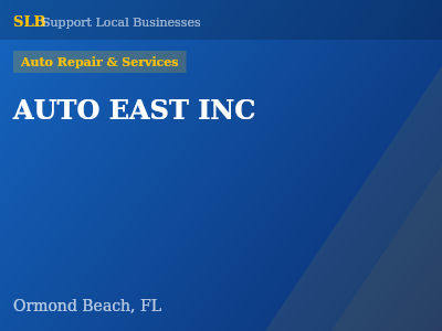 AUTO EAST INC — Auto Repair & Services in Ormond Beach, FL