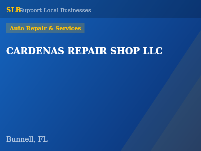 CARDENAS REPAIR SHOP LLC — Auto Repair & Services in Bunnell, FL