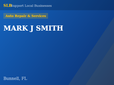 MARK J SMITH — Auto Repair & Services in Bunnell, FL