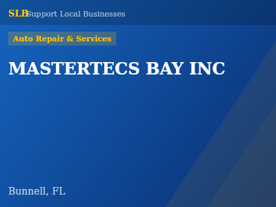 MASTERTECS BAY INC — Auto Repair & Services in Bunnell, FL