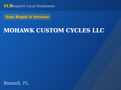 MOHAWK CUSTOM CYCLES LLC — Auto Repair & Services in Bunnell, FL