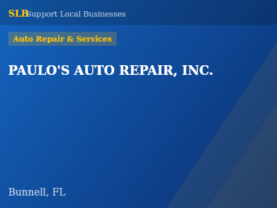 PAULO'S AUTO REPAIR, INC. — Auto Repair & Services in Bunnell, FL