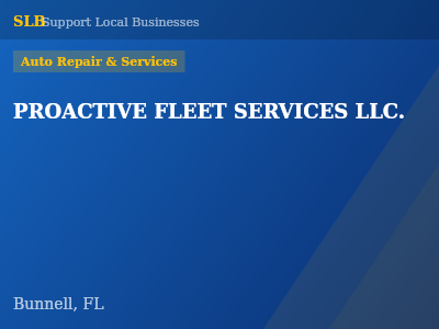 PROACTIVE FLEET SERVICES LLC. — Auto Repair & Services in Bunnell, FL