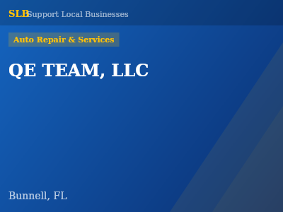 QE TEAM, LLC — Auto Repair & Services in Bunnell, FL