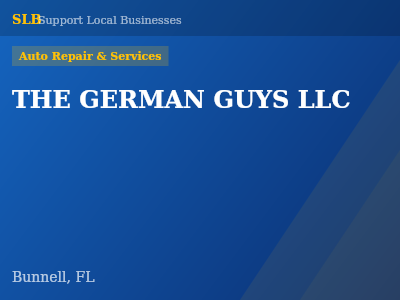 THE GERMAN GUYS LLC — Auto Repair & Services in Bunnell, FL