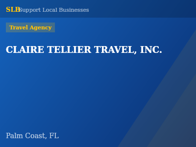 CLAIRE TELLIER TRAVEL, INC. — Travel Agency in Palm Coast, FL