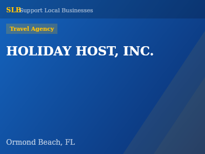 HOLIDAY HOST, INC. — Travel Agency in Ormond Beach, FL