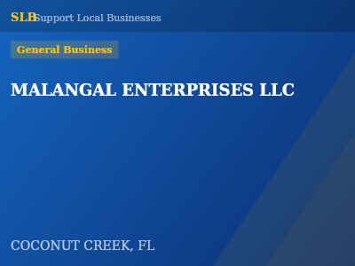 MALANGAL ENTERPRISES LLC — General Business in COCONUT CREEK, FL