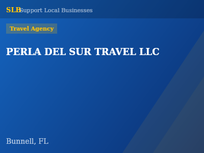 PERLA DEL SUR TRAVEL LLC — Travel Agency in Bunnell, FL