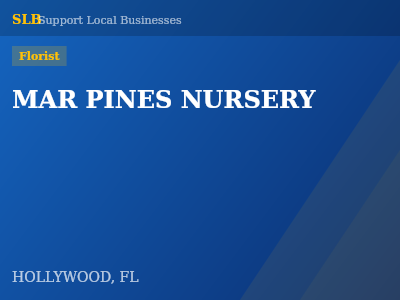 MAR PINES NURSERY — Florist in HOLLYWOOD, FL