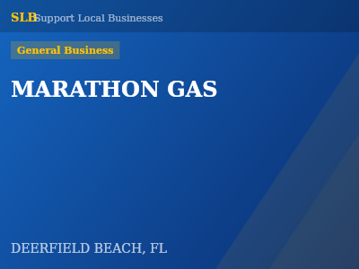MARATHON GAS — General Business in DEERFIELD BEACH, FL
