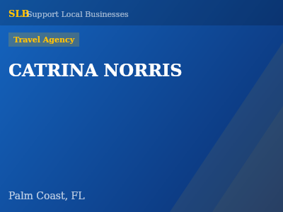CATRINA NORRIS — Travel Agency in Palm Coast, FL