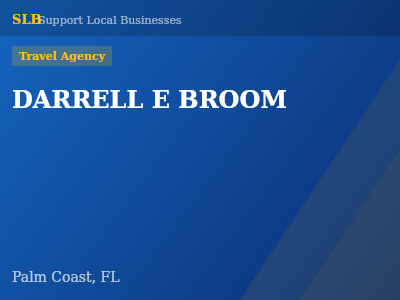 DARRELL E BROOM — Travel Agency in Palm Coast, FL